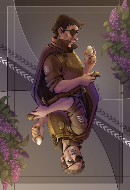 tuinendraws: Won’t the real John Keel please stand up? Decided to colour one of my inktober dr