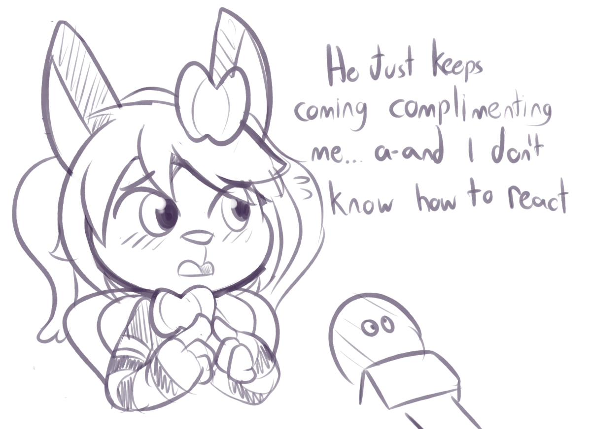 felinosinsareunbreakable:Some doodles i made for cammy few days ago that i thought