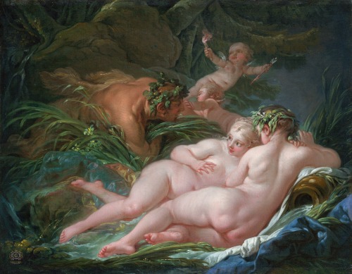 BOUCHER, FRANCOIS - Pan and Syrinx. 1759