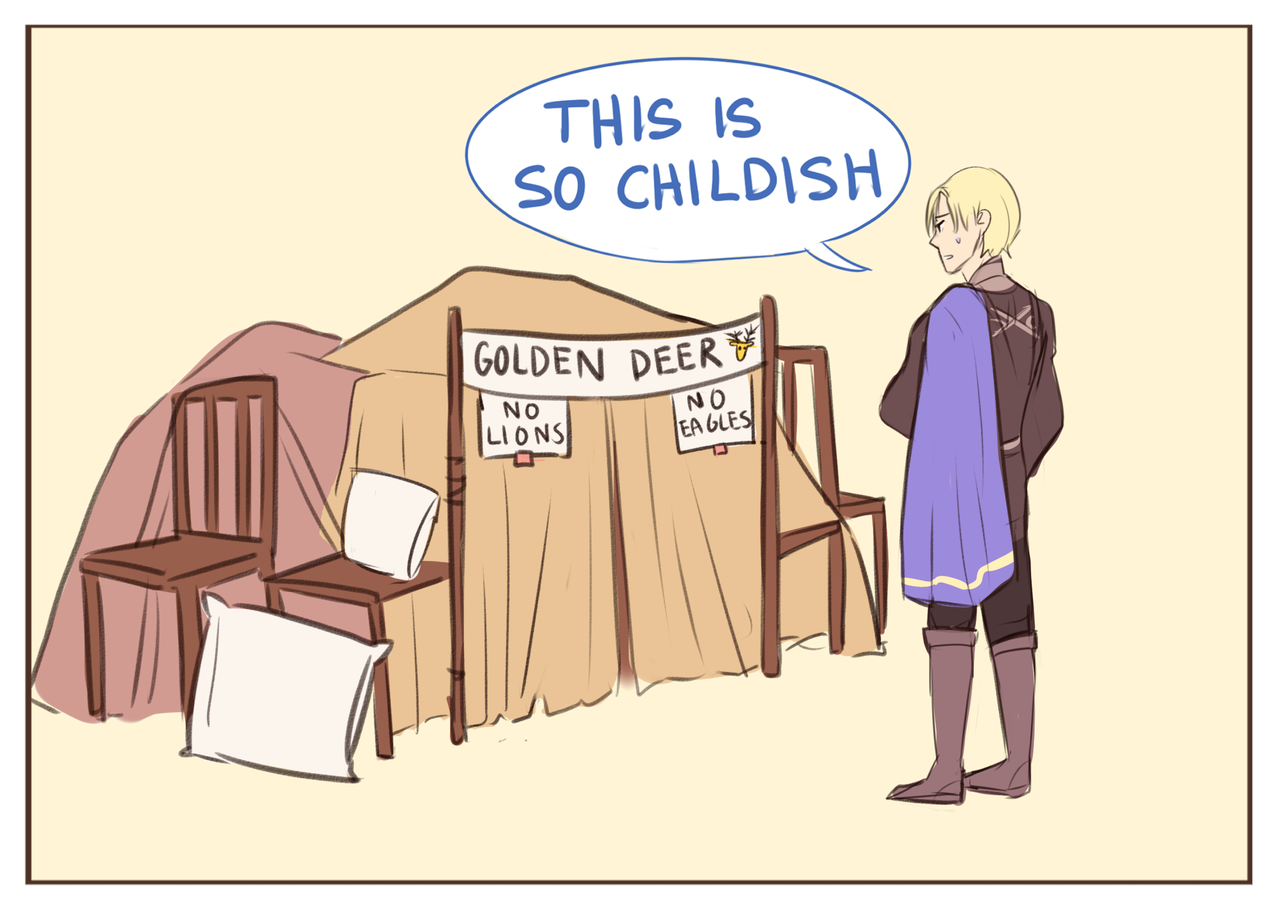 pigeon-princess:  Professor can you please control your class? The Golden Deer students