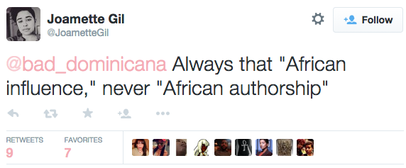 disparateting:  thechanelmuse:  Not only is the music African-Indigenous, the food,