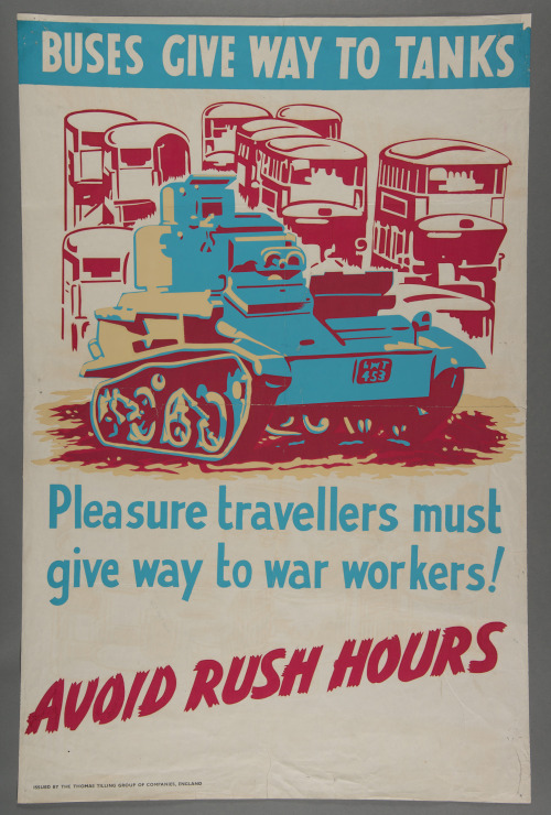 Give Way to Tanks!This poster from the WWII foreign poster holdings in the Still Pictures Branch at 