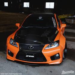 stancenation:  Repost from @stancenationparts • Lexus IS-F aero by Aimgain. #stancenation