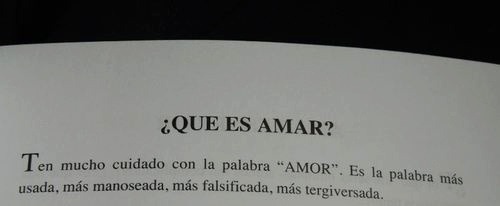 ¿Qué es amar?