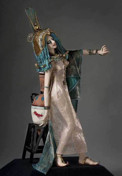 George Stuart’s historical dolls;Tutankhamun Helen of Troy and a Hoplite warrior from ancient 