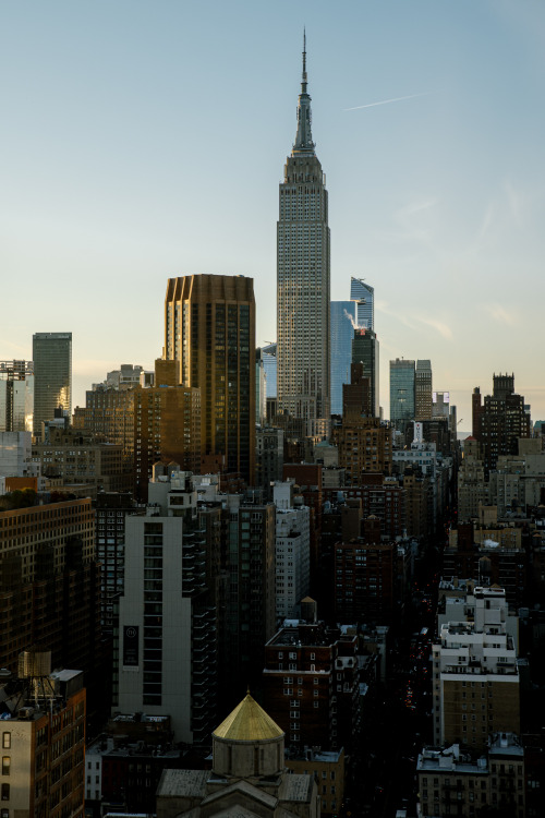 Manhattan as seen from the American Copper Buildings.