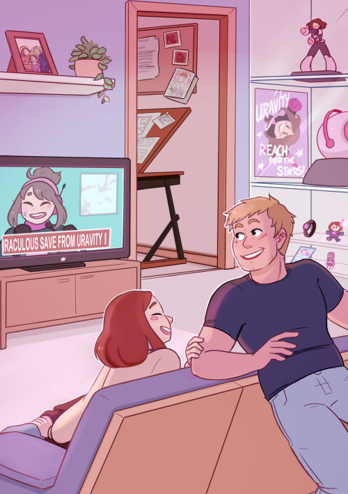 Another piece for the Uravity Zine! THEY PROUD.