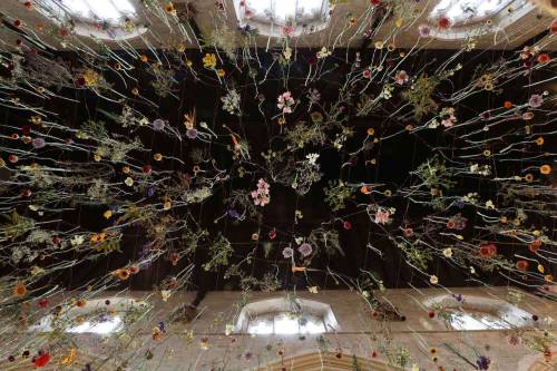 Porn Pics itscolossal:  Suspended Floral Installations