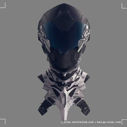 l-aciel:  Helmet /neck armor WIP