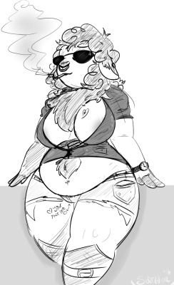 superlolian:  For @thebuttdawg, Jesse trying to look cool and wearing a jacket that’s clearly too small.  YUSSSS!!! BAD GIRL JESSE!! 😎❤️❤️