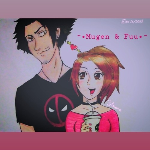 ~•Mugen x Fuu •~ Dibujo Original de Yimena #AU #SamuraiChamploo #Mugen #Fuugen #Fuukasumi #Deadp