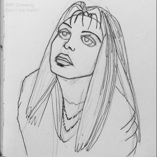 Nachtober Drawing Challenge - Day 20:Tina Root(Lead singer for the band Switchblade Symphony)