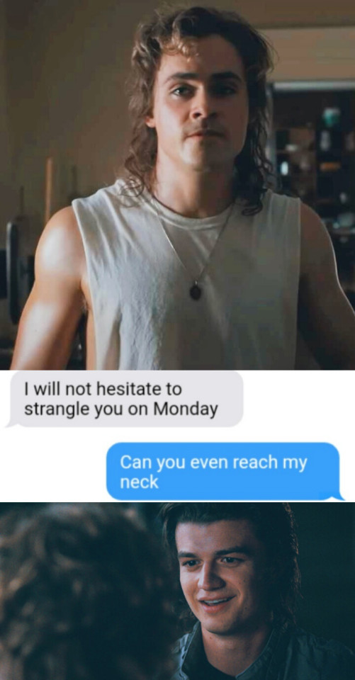 Steve Will Never Hesitate To Use "you're One Inch Shorter" Card.