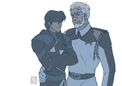 berrybooze: Admiral Shirogane and his husband Blade Leader Kogane.Been wondering what Shiro with thi