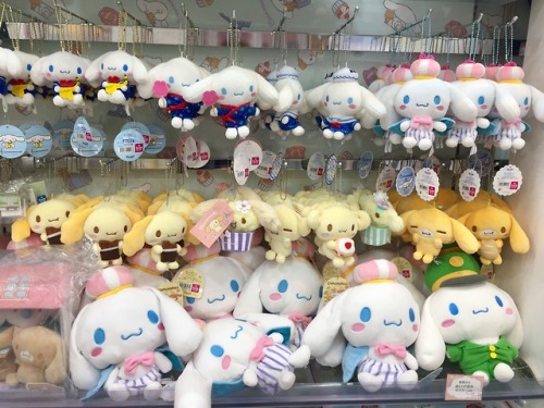 Cinnamoroll Plushies at Kiddy Land - Harajuku, Tokyo