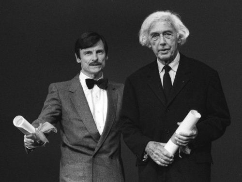 The meeting of filmmaking geniuses, Andrei Tarkovsky and Robert Bresson, at Cannes 1983, receiving t