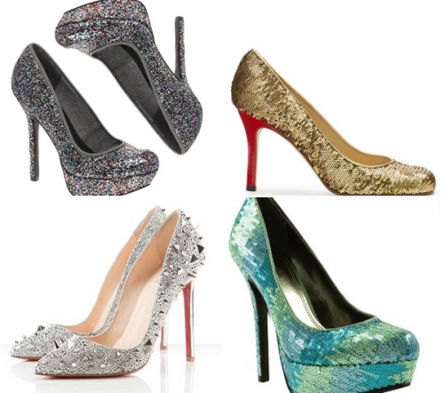 glittery party shoes!