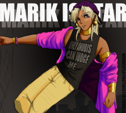 wormsplayingtwister:  LAWD I need to get a grip with the Marik fanart… Originally this idea was supposed to have references to the brand Osiris (and have cleaner final lines) but that didn’t pan out so… I should just start a collection called “Marik