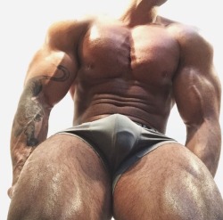 Muscular, inked, great pecs, and an awesome