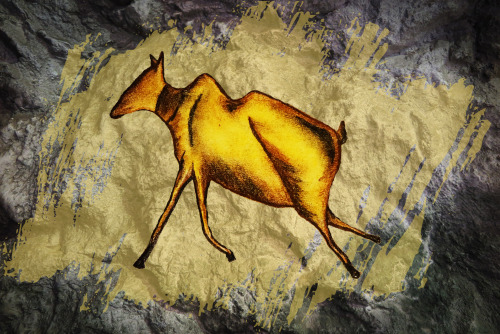 Cave Art Digital Originals, Soft Pastel, Pencil and Photo Edits, 3.6.15.