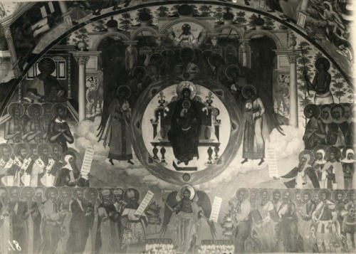 Fresco inside St. John the Baptist Church (Yaroslavl, Russia, 1896 –1915).