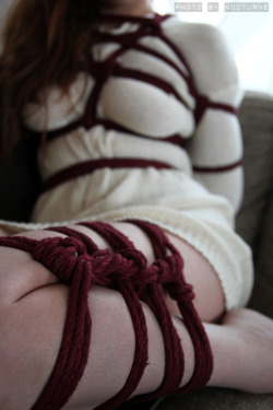 nocturne-desu:Photography and ropework both by me. The model has asked to remain anonymous. 