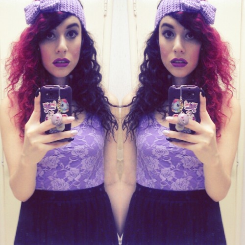 Purple Kitty Queen. ♡彡