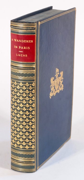 A Wanderer in Paris EV Lucas1923 - contemporary full leather binding