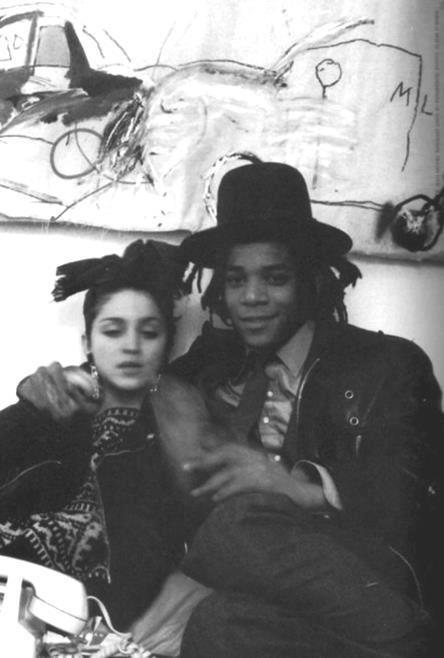 artyeux:  Madonna & Jean Michel Basquiat | c. 1982  