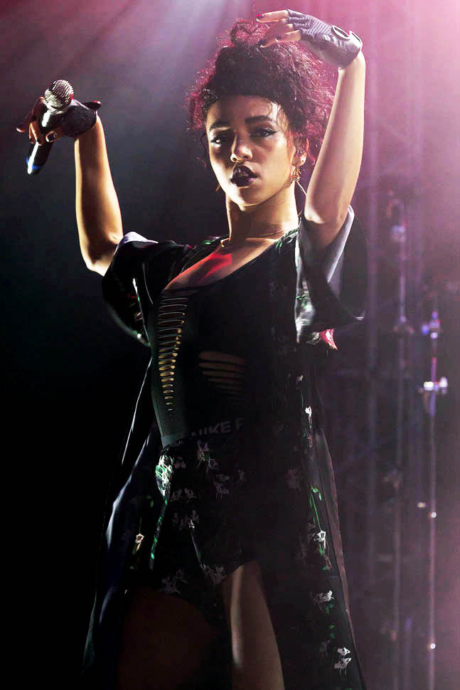 soph-okonedo: FKA twigs performing live on stage at Way Out West festival in Sweden,