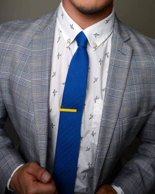 Love patterned shirt or tie? Balance it out with the solid shirt or tie meaning Pattern Shirt needs 