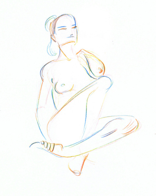 Some drawings from recent life drawing session + some from photos. 3-5-7 min.