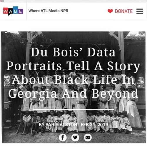 Great read from @WABE90.1. Excerpt: On @Data4BlackLives: In 1900, Du Bois led a team of students and