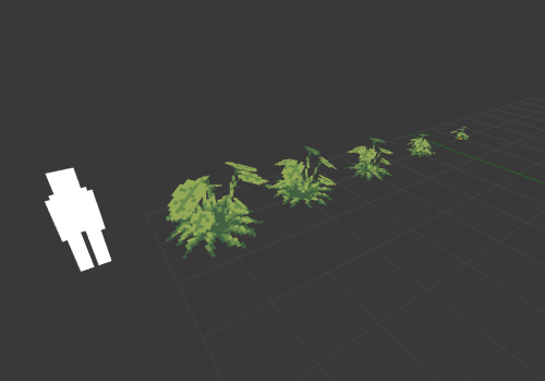 Spent the day modeling some plants for #Absentia. In the previous version of Absentia, plants were j