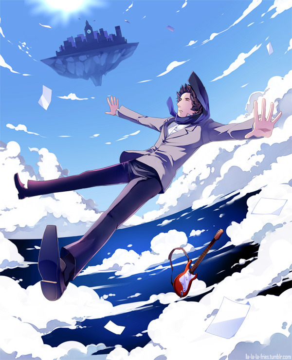 1206605 anime girls smartphone original characters falling anime sky   Rare Gallery HD Wallpapers