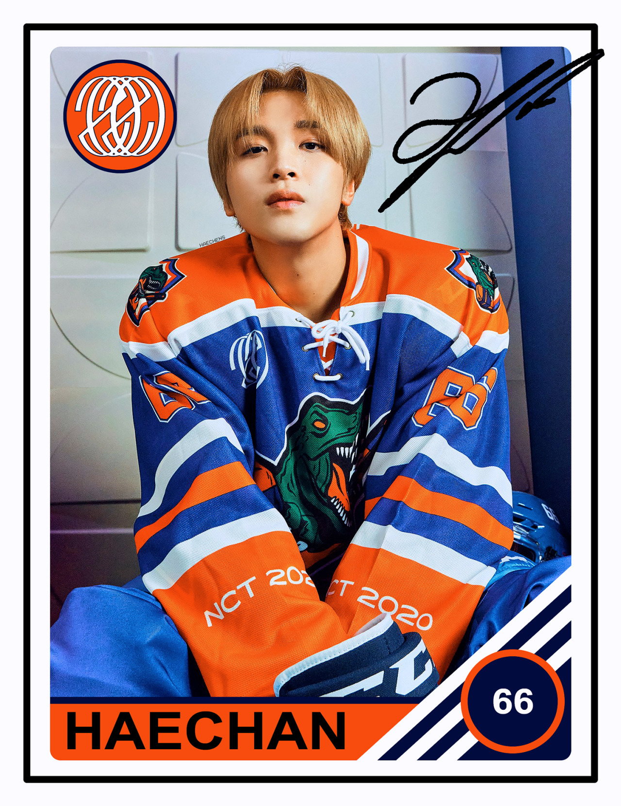 NCT U 90'S Love Haechan 66 Hockey Jersey Design Essential T-Shirt for Sale  by orioriori89