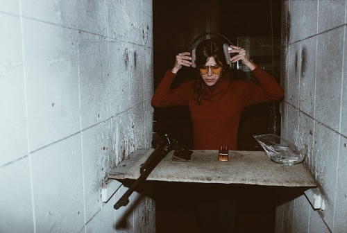 wexler:Carrie Fisher at a firing range in New York in 1979. She was taking target practice as part o