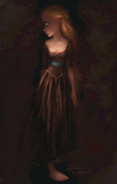 scurviesdisneyblog:Rapunzel concept art by Claire Keane (x)