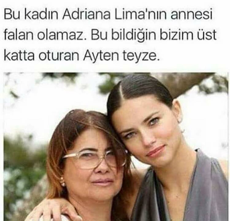 Bu kadın Adriana Lima'nın...