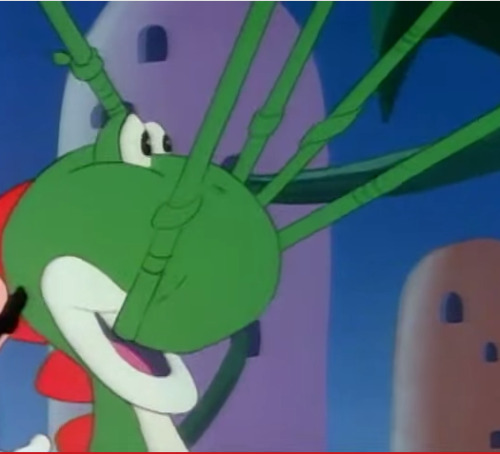 poketto-monsta:Did… Did the people who animated the Super Mario World cartoon have a character sheet for Yoshi? Did… did they know what a Yoshi was?