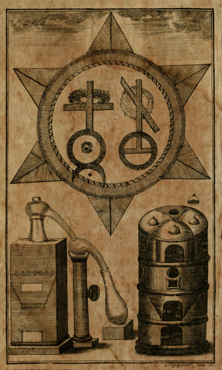 deathandmysticism: Azoth et ignis, das ist, Das wahre elementarische Wasser und Feuer, 1749 