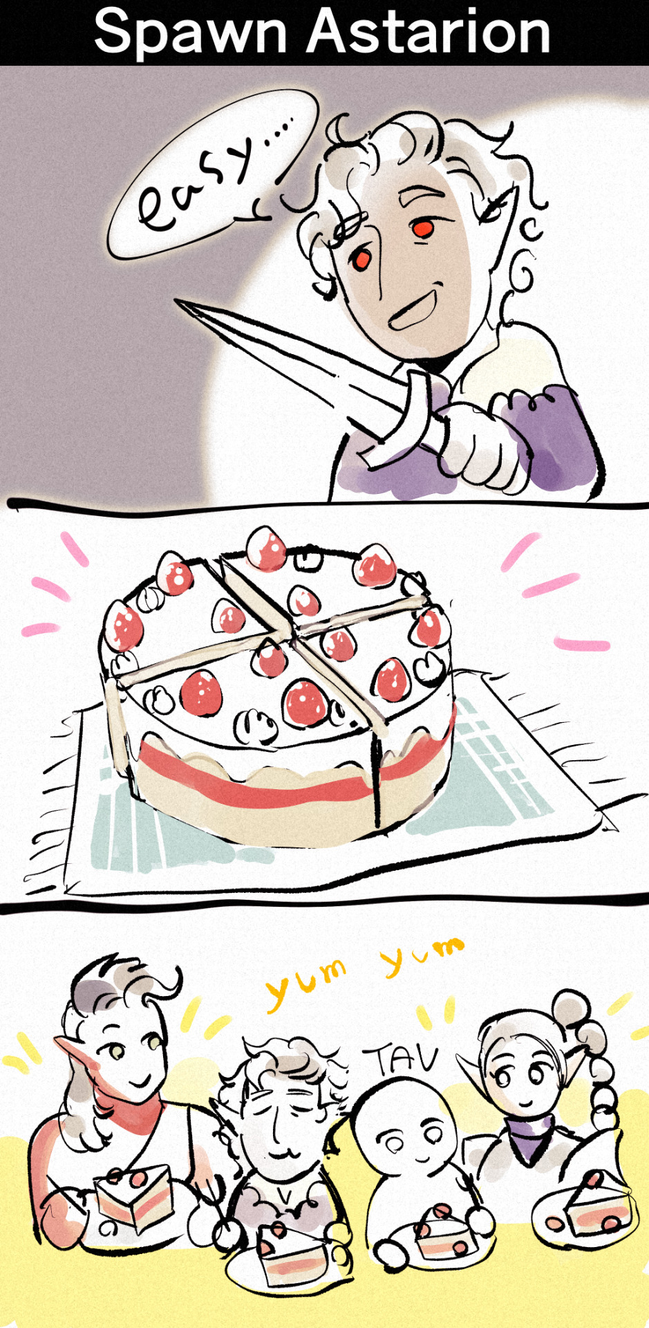 Ascendedastarion Can't Cut The Cake Evenly