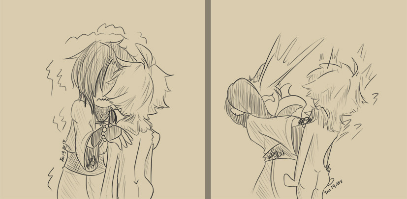 fadingchild:  Boyfriends react to Aoba wants hugs. 