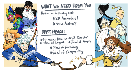 lumifoxproductions:CALL FOR WORK!!!As we continue developing the ‘Adventures of the Guardians’ serie