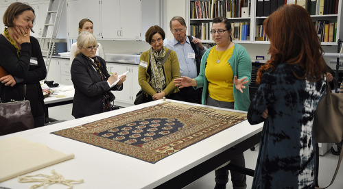 Visitors enjoyed a rare peek inside the museum’s Avenir Foundation Conservation and Collections Reso