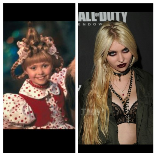 officialstegosaurus:  officialstegosaurus:  my favorite thing to do in the christmas season is remind my overly religious family that this is what cindy lou who looks like now, that she sings in a rock band and how much I love her, then watch as they