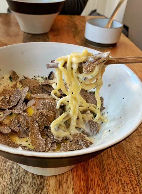 Truffle Bibimmyun at Jeju Noodle Bar in NYC!After hearing so much about Jeju, I finally had to see f