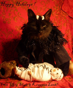 catcosplayuniverse:  Krampus Kitty SOURCE 