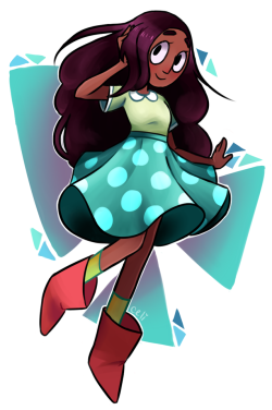 stevenuniverse-art:  Polka dot Connie Source: