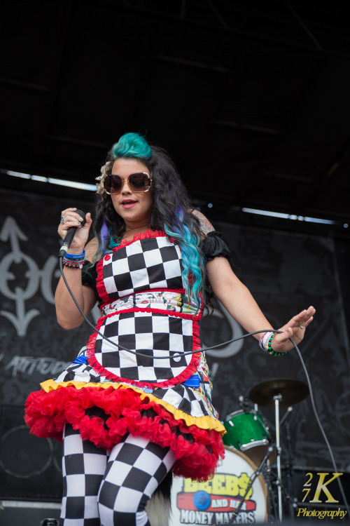 Beebs and Her Money Makers playing Warped Tour 2014 at Darien Lakes Performing Arts Center - Buffalo